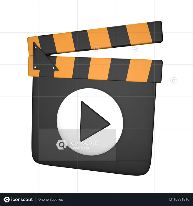 Clapperboard  3D Icon