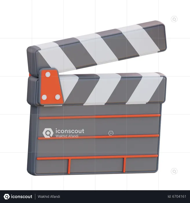 Clapperboard  3D Icon