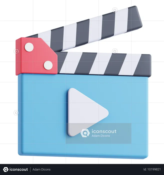 Clapperboard  3D Icon