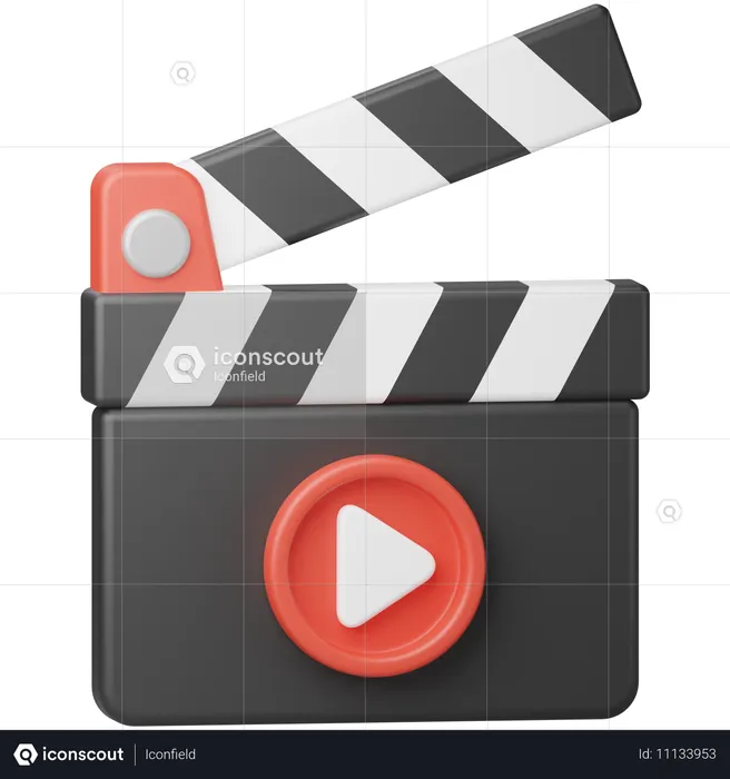 Clapperboard  3D Icon