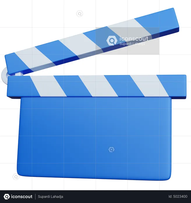 Clapperboard  3D Icon