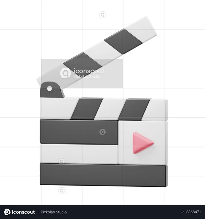 Clapperboard  3D Icon