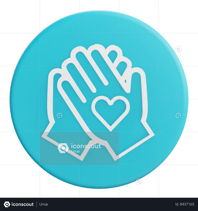 Clapping Hands  3D Icon
