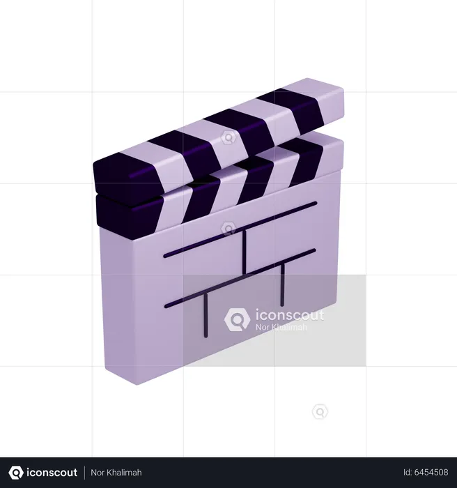 Claquete  3D Icon