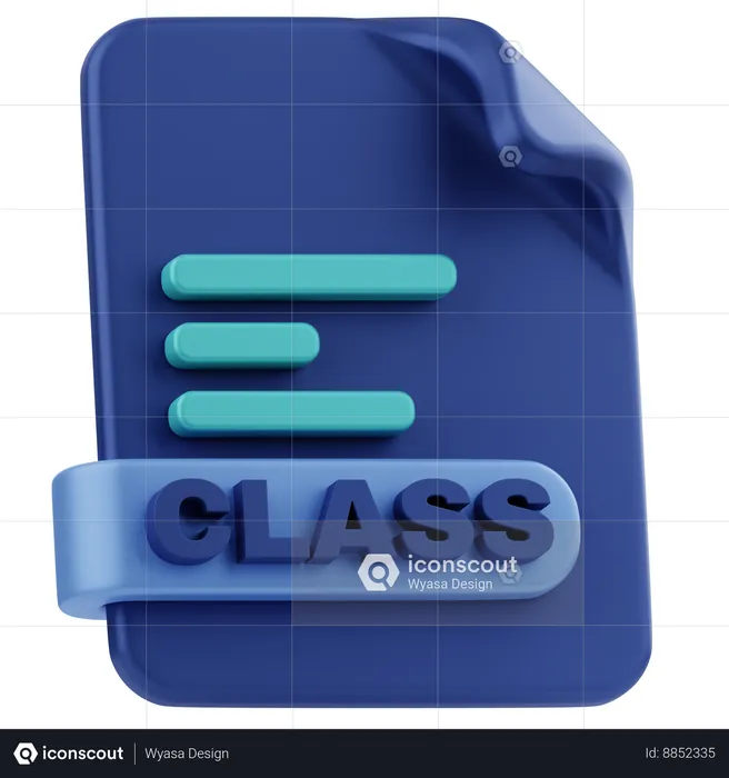 Class File  3D Icon