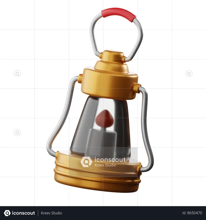 Classic Lantern  3D Icon