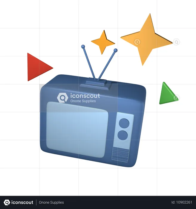 Classic Tv  3D Icon