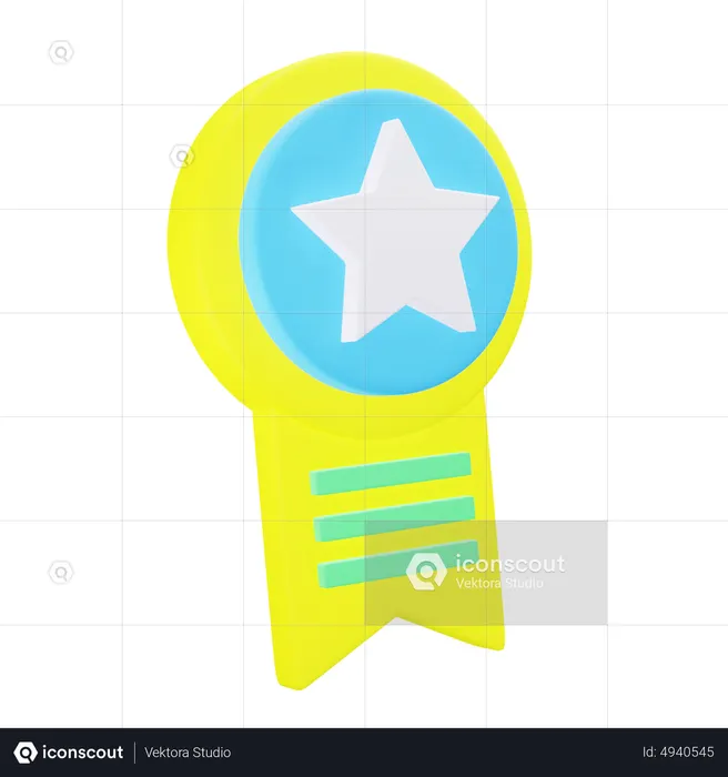 Classificação de emblema superior  3D Icon