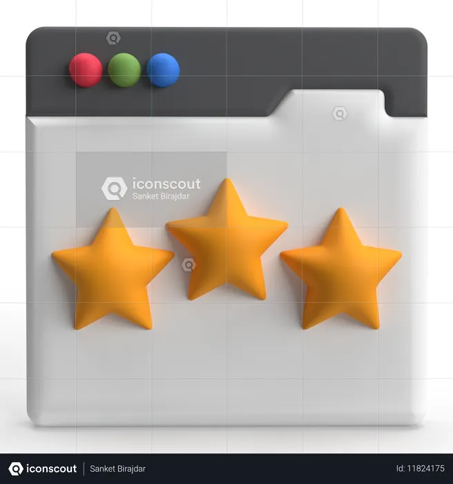 Classificação do site  3D Icon