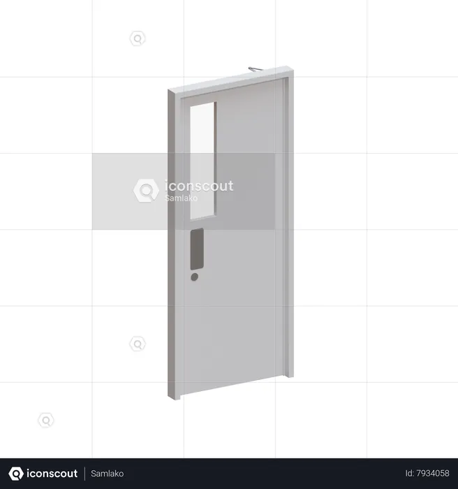 Classroom Door  3D Icon