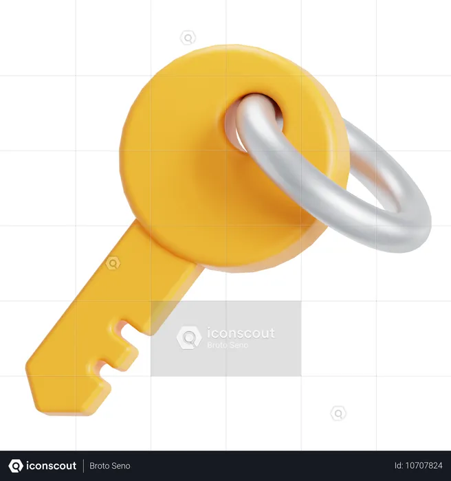 Llave  3D Icon