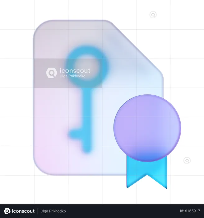 Clave de seguridad  3D Icon