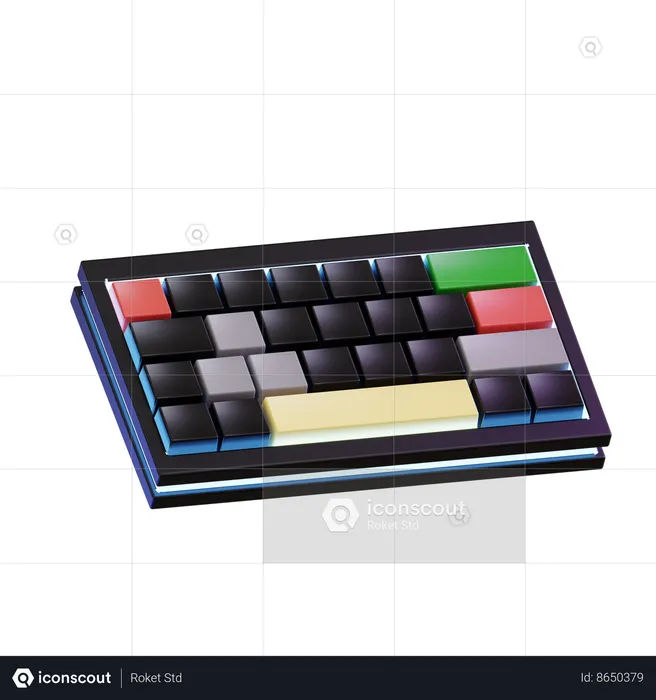 Clavier  3D Icon