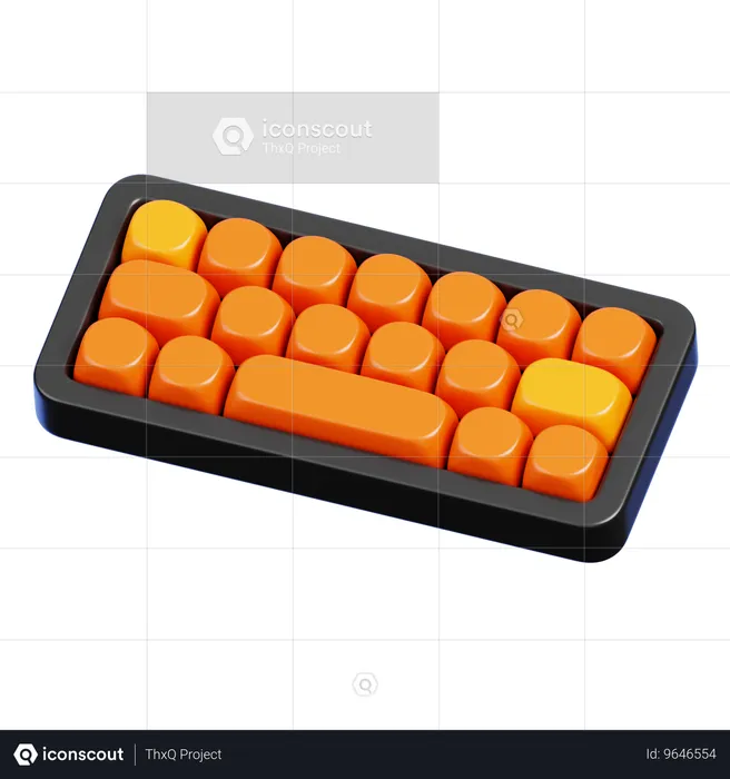 Clavier  3D Icon