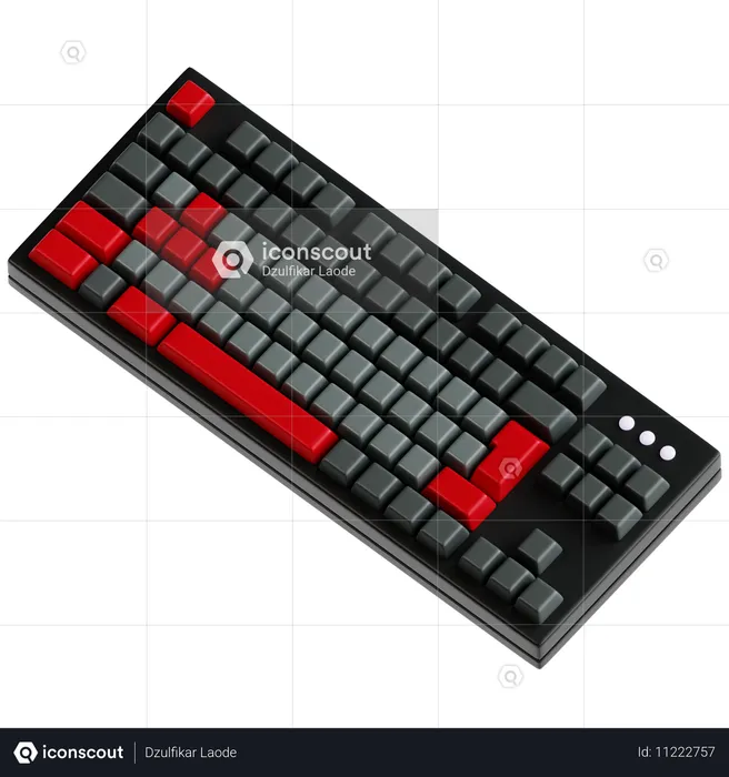 Clavier  3D Icon