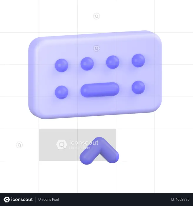 Clavier  3D Icon