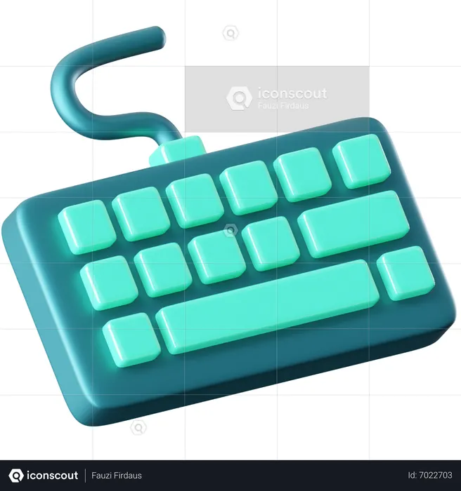 Clavier  3D Icon