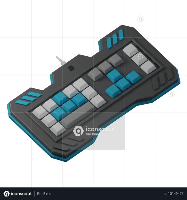 Clavier de jeu  3D Icon