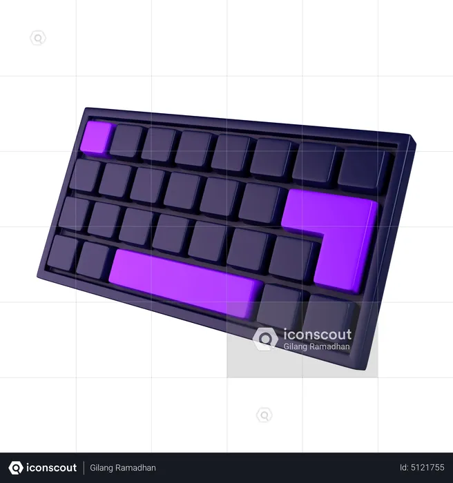 Clavier de jeu  3D Icon