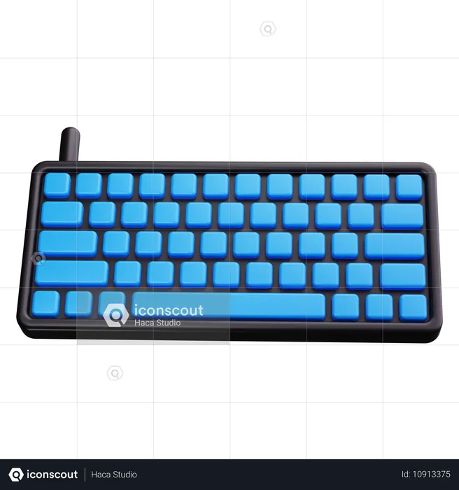 Clavier d'ordinateur  3D Icon