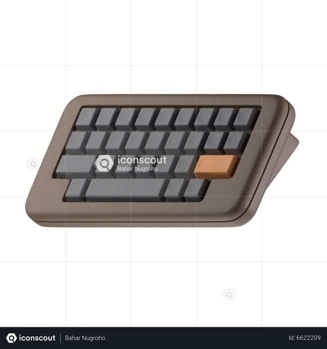 Clavier sans fil  3D Icon