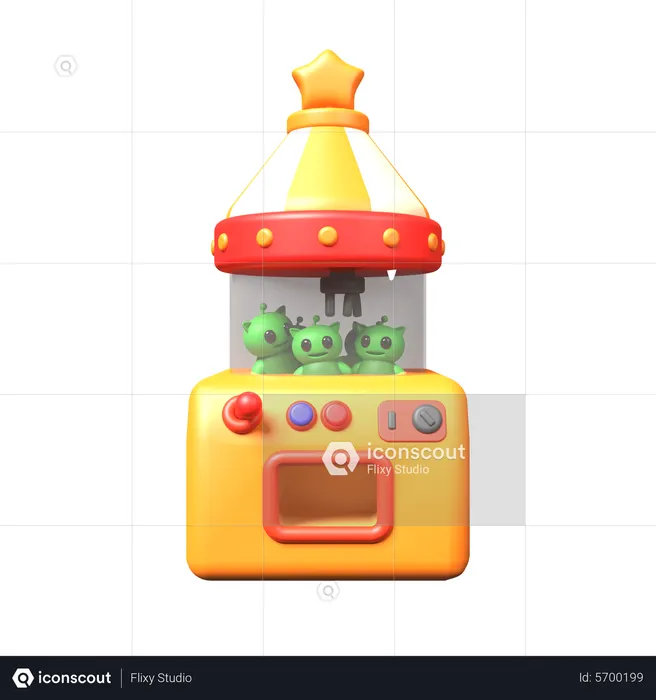 Claw Machine  3D Icon