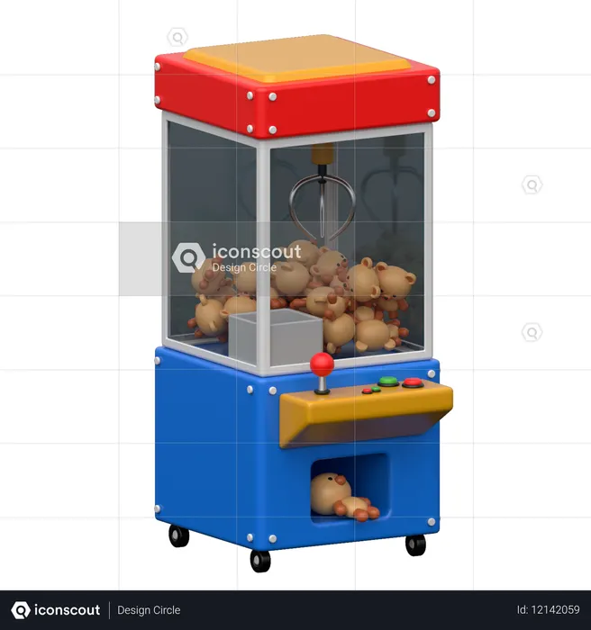 Claw Machine  3D Icon