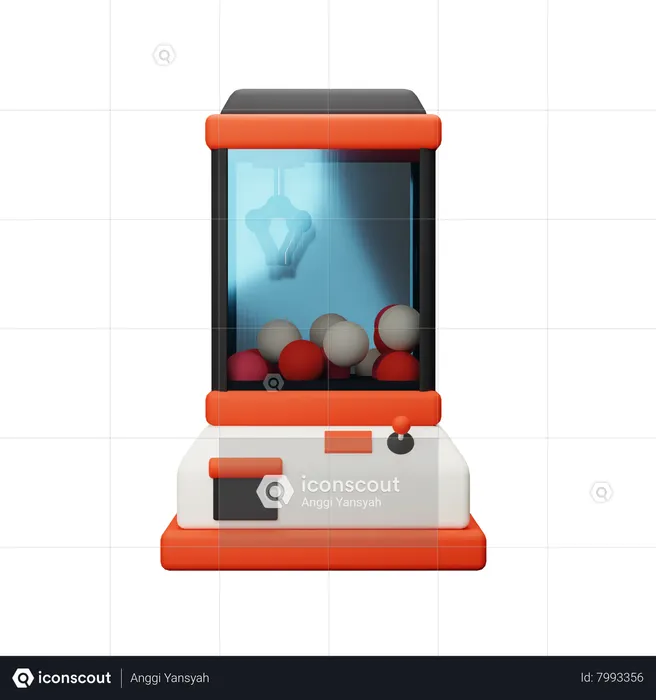 Claw Machine  3D Icon