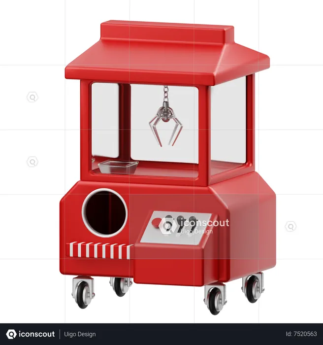 Claw Machine  3D Icon
