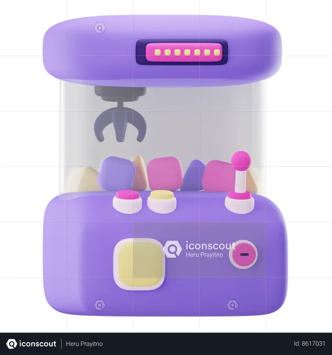 Claw Machine  3D Icon