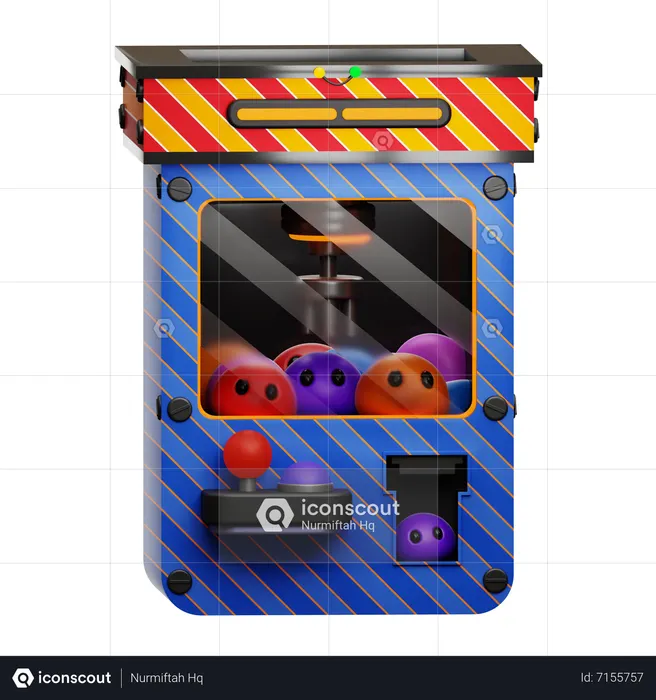 Claw Machine  3D Icon