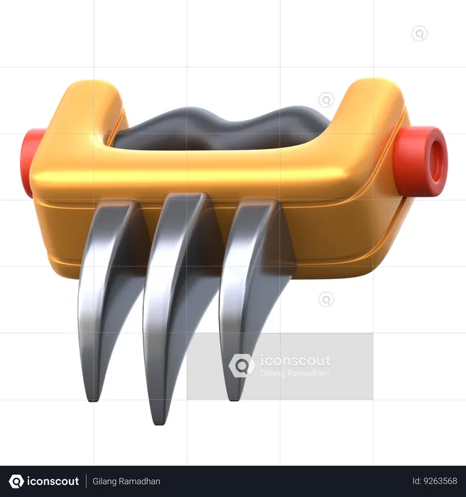 Claws Weapon  3D Icon