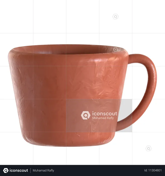 Clay cup  3D Icon