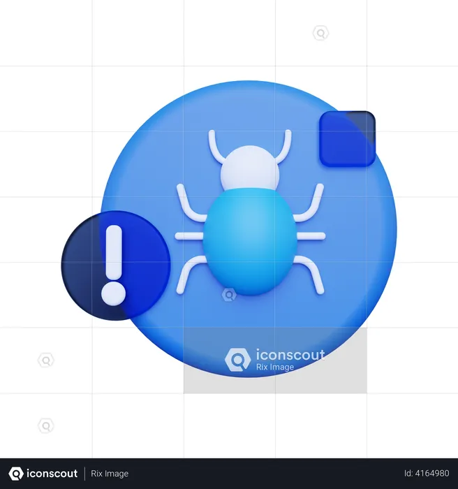 Malware  3D Illustration