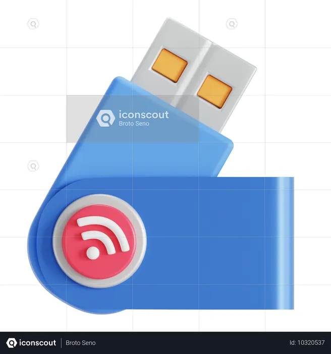 Clé USB  3D Icon