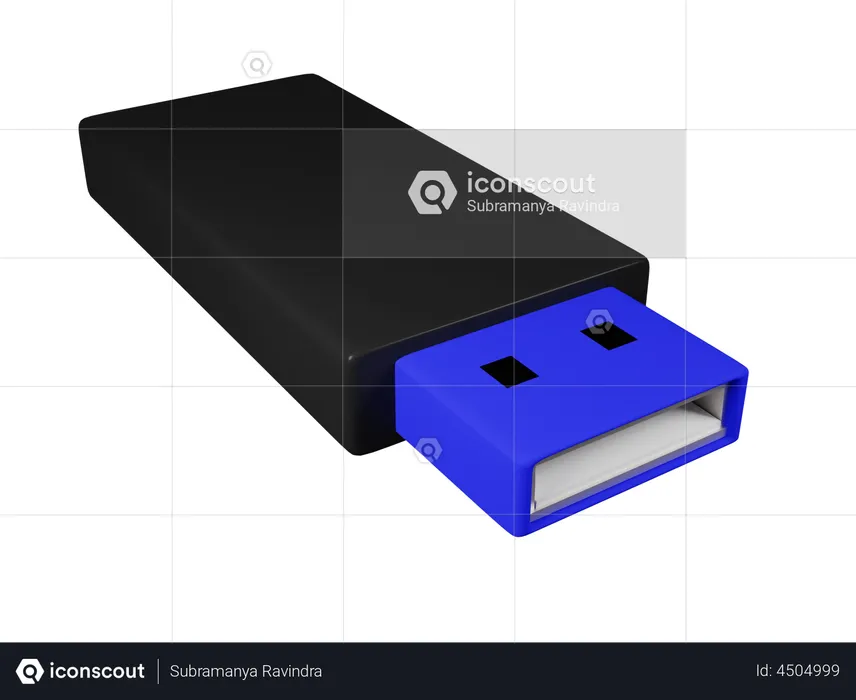 Clé USB  3D Illustration