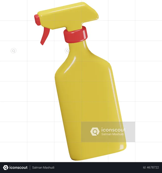 Clean Spray  3D Illustration