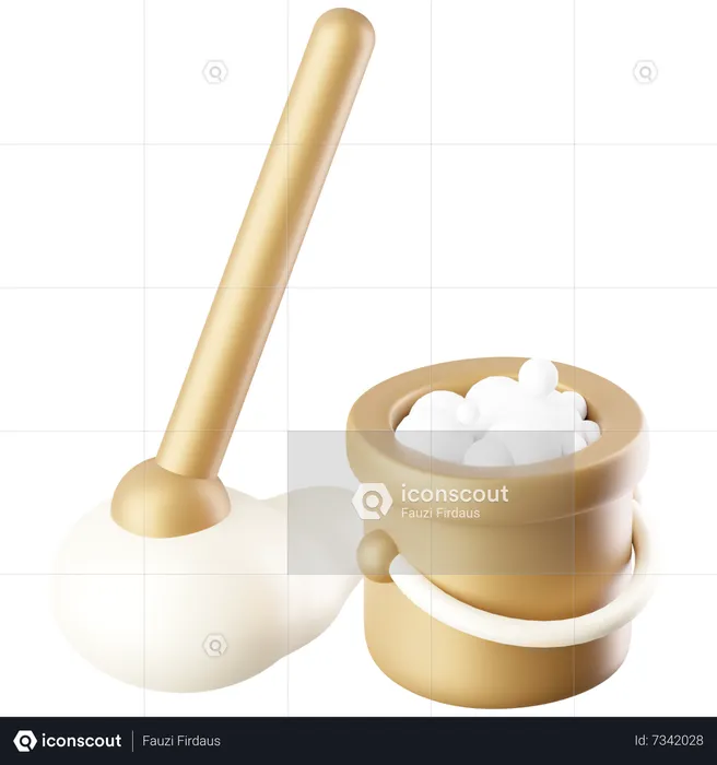 Cleaning  3D Icon