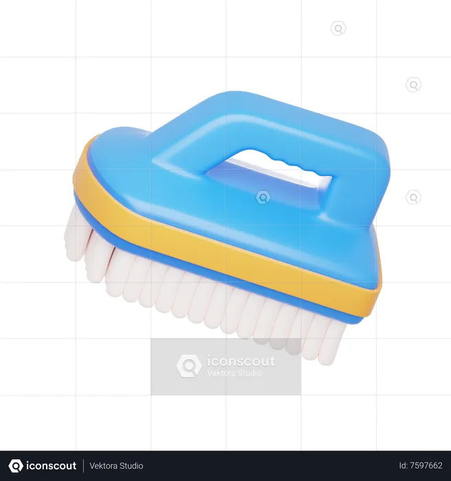 Cleaning Brushes  3D Icon