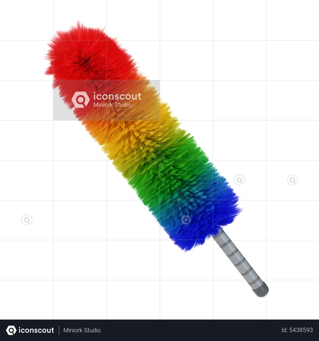 Cleaning Duster  3D Icon
