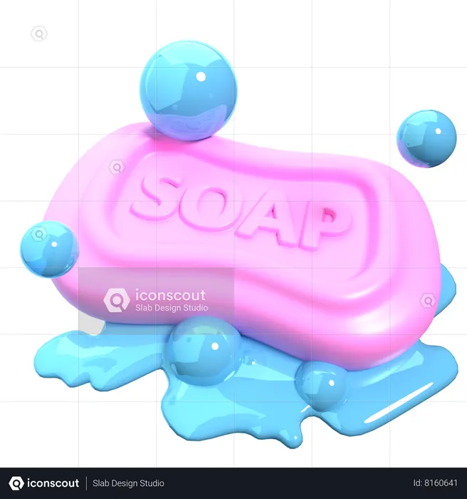 Cleaning Soap  3D Icon