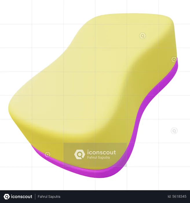 Cleaning Sponge  3D Icon