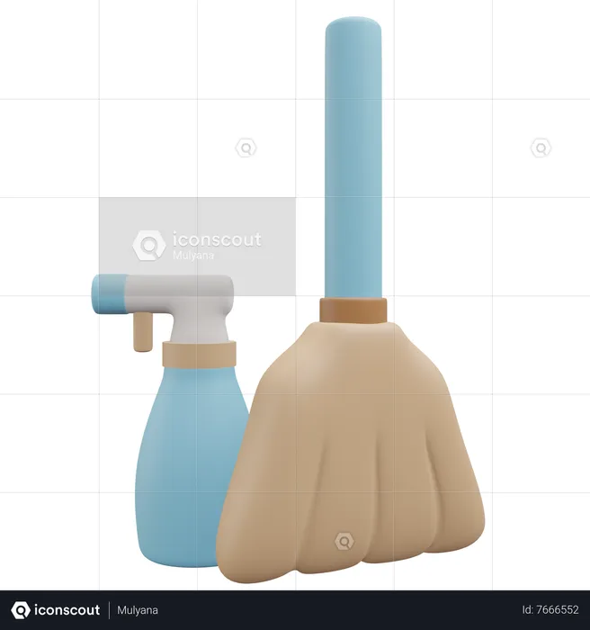 Cleaning Tools  3D Icon