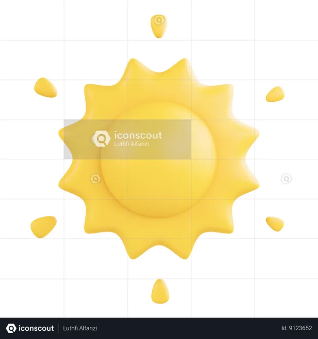 Clear Sunny  3D Icon