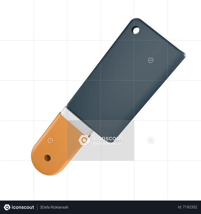 Cleaver  3D Icon