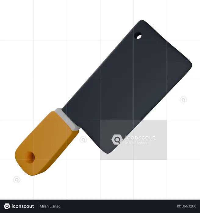 Cleaver  3D Icon
