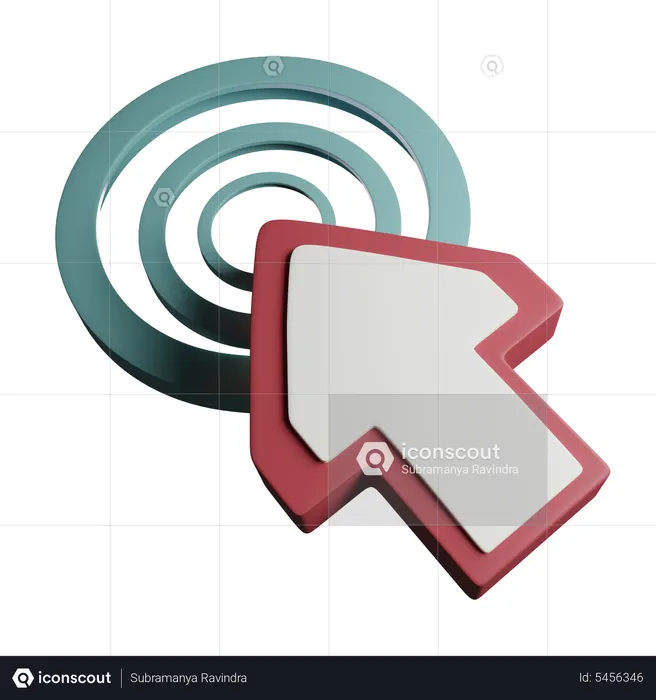 Clic du curseur  3D Icon