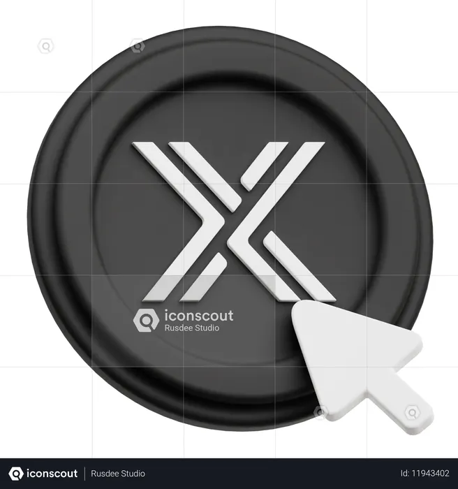 Clic immuable  3D Icon