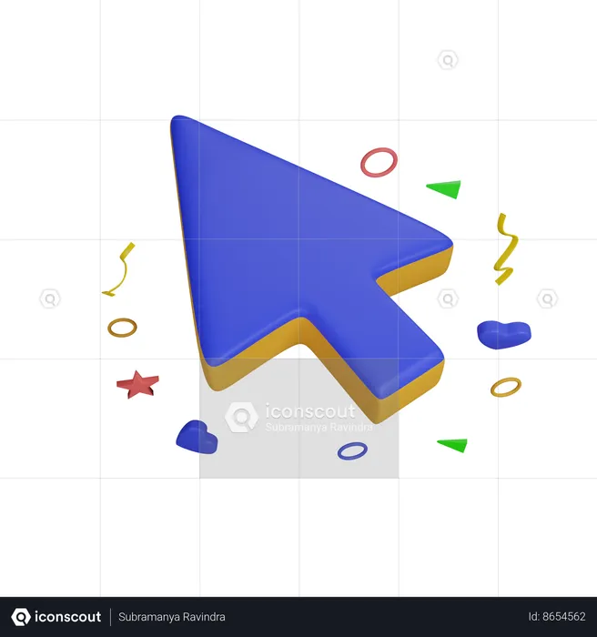 Click Cursor  3D Icon