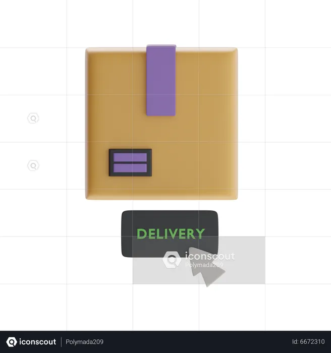 Click Delivery  3D Icon